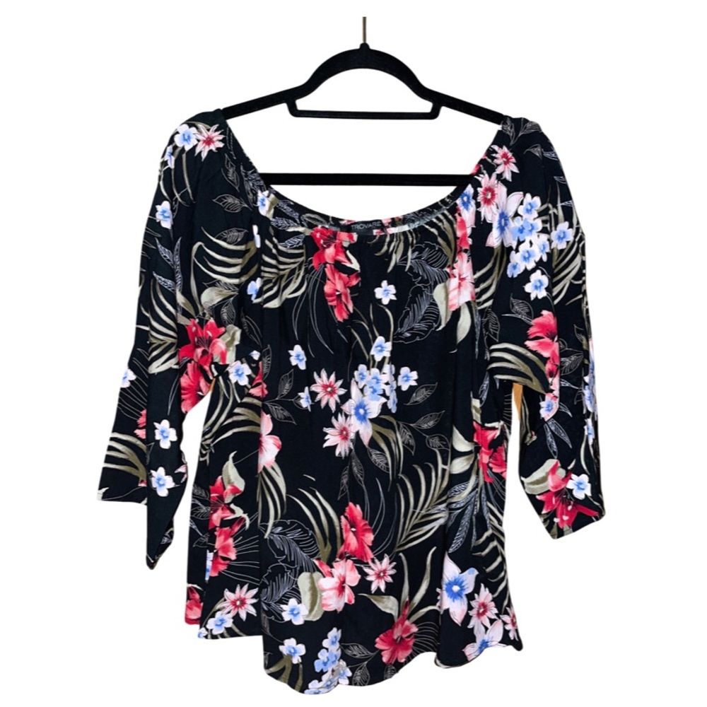 Trovare Colorful Floral Top - Size L